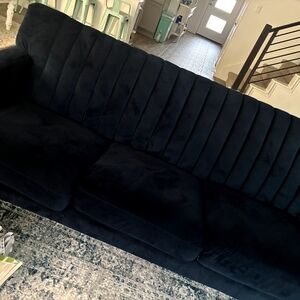 Elegant Black Sofa